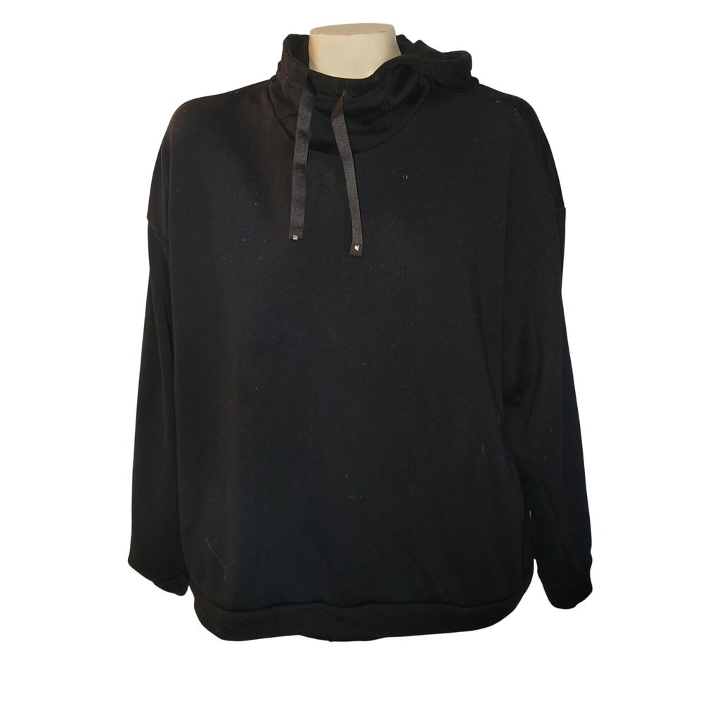 Nike Men's Black Pullover Hoodie Cowl Neck Drawstring XL‎ athletic athleisure